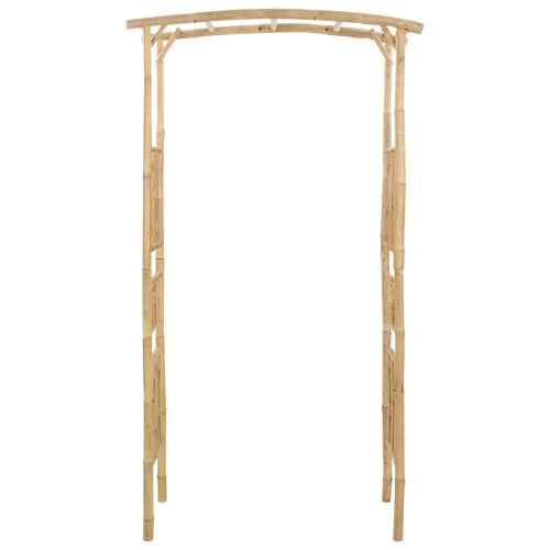 Градинска арка Естествен 110 x 40 x 205 см Бамбук