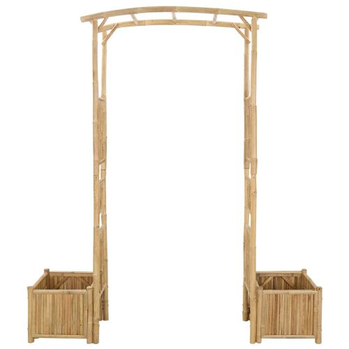 Градинска арка Естествен 177 x 40 x 205 см Бамбук