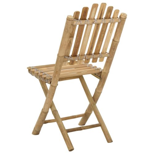 Градински стол 4 pcs Естествен 42 x 53 x 90 см Бамбук