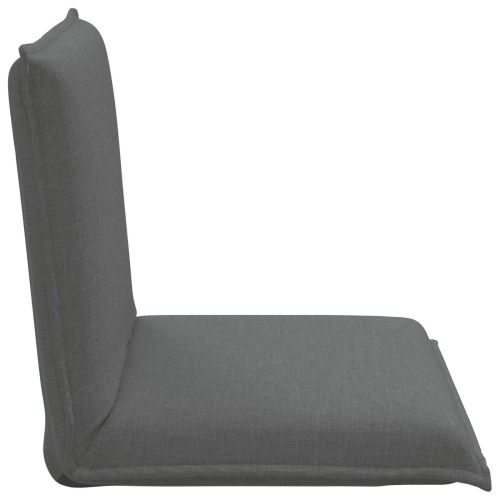 Подово кресло Тъмен сив 54 x 64 x 59 см текстил