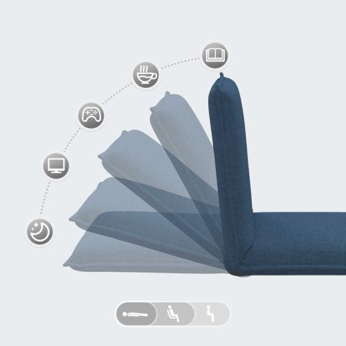 Подово кресло Синьо 54 x 64 x 59 см текстил