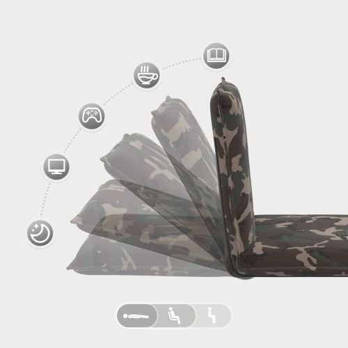 Подово кресло Военнозелено 54 x 64 x 59 см текстил