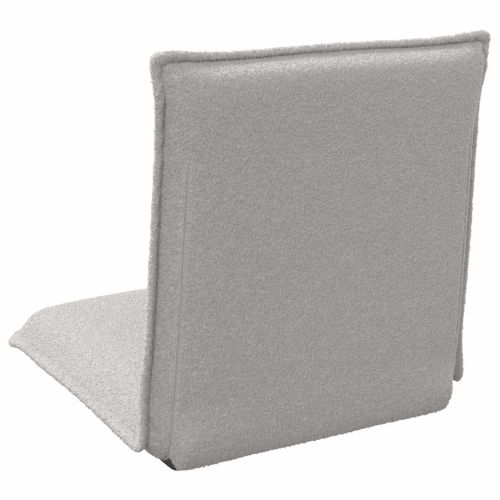 Подово кресло Светлосиво 54 x 64 x 59 см Вълнена тъкан