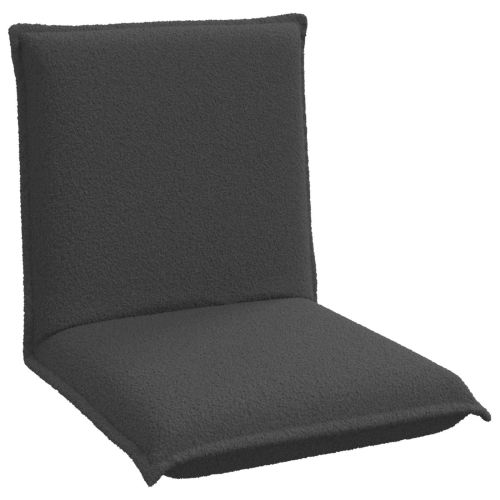 Подово кресло Тъмен сив 54 x 64 x 59 см Вълнена тъкан