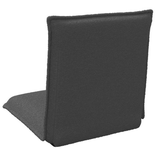 Подово кресло Тъмен сив 54 x 64 x 59 см Вълнена тъкан