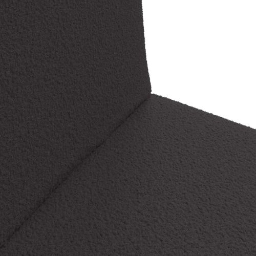 Подово кресло Тъмен сив 54 x 64 x 59 см Вълнена тъкан