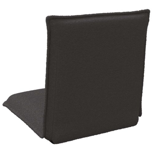 Подово кресло Черен 54 x 64 x 59 см Вълнена тъкан