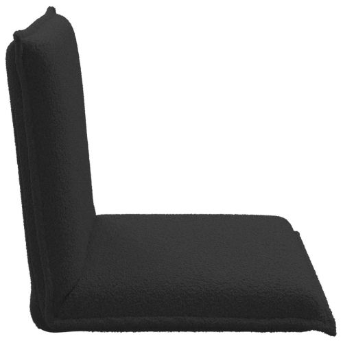 Подово кресло Черен 54 x 64 x 59 см Вълнена тъкан