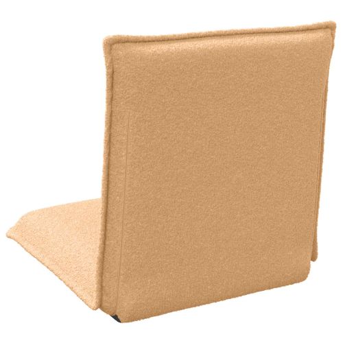 Подово кресло Бежово 54 x 64 x 59 см Вълнена тъкан