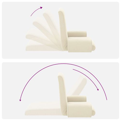 Подово кресло Крем 68 x 51 x 56 см Гранчест велур