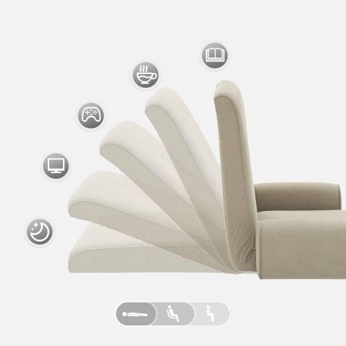 Подово кресло Пясък 68 x 51 x 56 см Гранчест велур