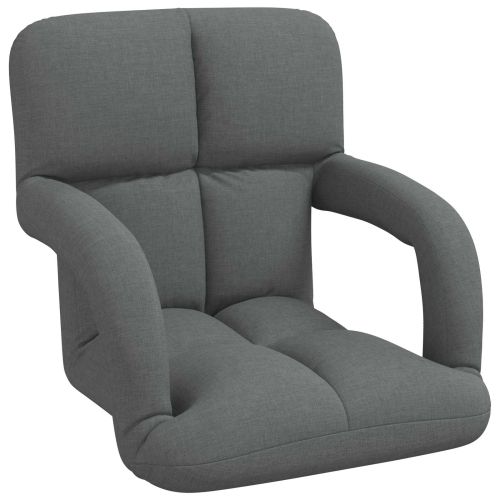 Регулируем подов стол Тъмносиво 58 x 62 x 58 см Текстил