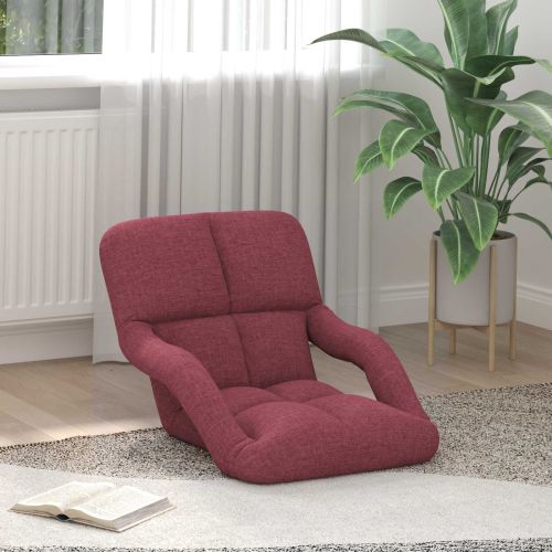 Регулируем подов стол Виненочервен 58 x 62 x 58 см Текстил