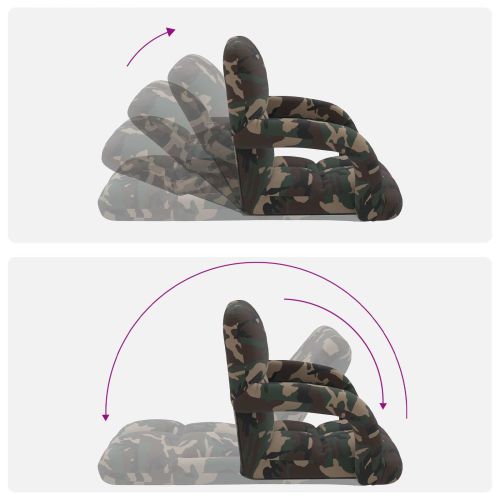 Регулируем подов стол Военнозелено 58 x 62 x 58 см Текстил