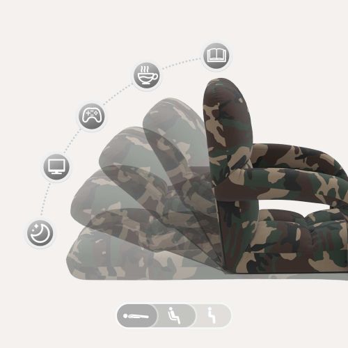 Регулируем подов стол Военнозелено 58 x 62 x 58 см Текстил