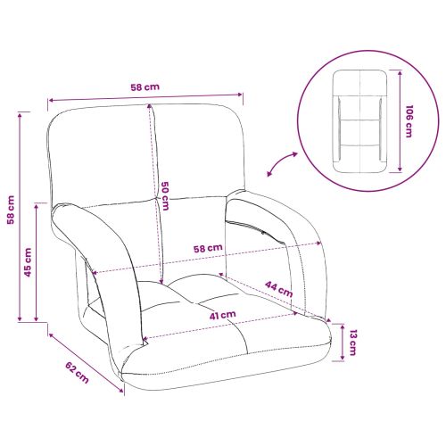 Регулируем подов стол Военнозелено 58 x 62 x 58 см Текстил