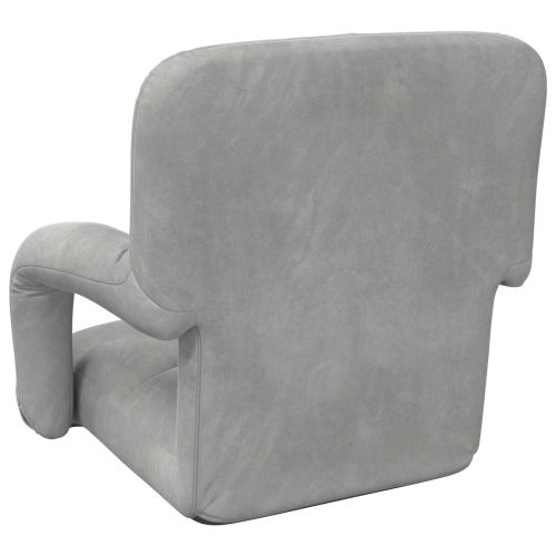 Подово кресло Светлосиво 58 x 62 x 58 см Кадифе