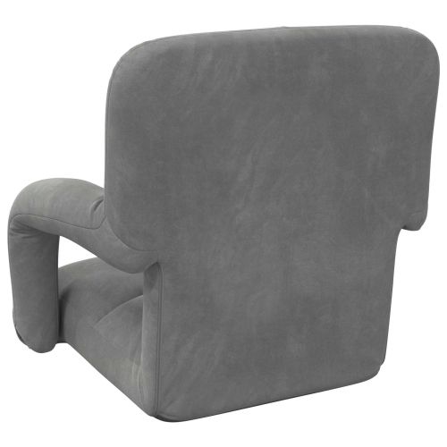 Подово кресло Тъмен сив 58 x 62 x 58 см Кадифе