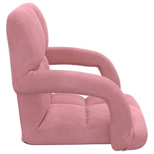 Подово кресло Розово 58 x 62 x 58 см Кадифе