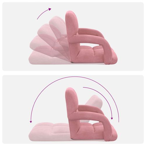 Подово кресло Розово 58 x 62 x 58 см Кадифе