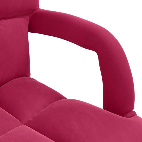 Подово кресло Виненочервен 58 x 62 x 58 см Кадифе