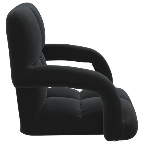 Подово кресло Черен 58 x 62 x 58 см Кадифе