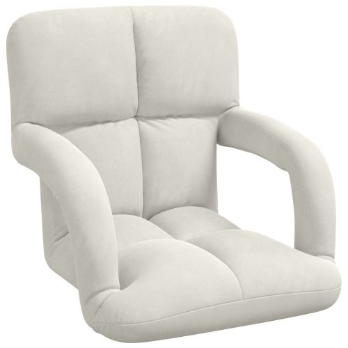 Подово кресло Крем 58 x 62 x 58 см Кадифе