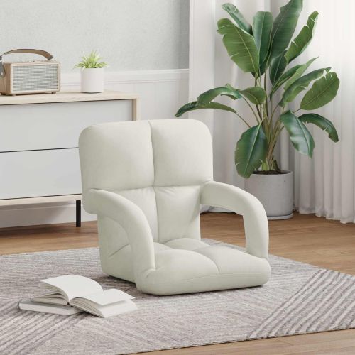 Подово кресло Крем 58 x 62 x 58 см Кадифе