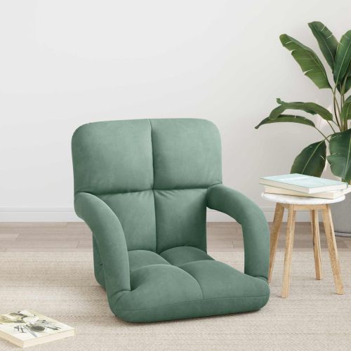 Подово кресло Морско зелено 58 x 62 x 58 см Кадифе