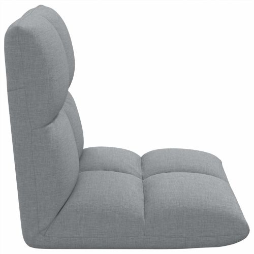 Подово кресло Светлосиво 50 x 61 x 57 см текстил
