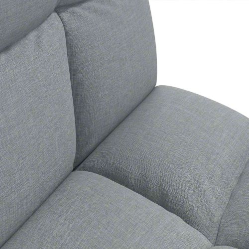 Подово кресло Светлосиво 50 x 61 x 57 см текстил