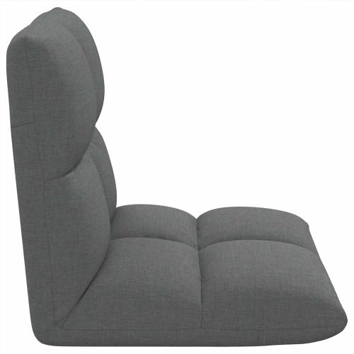 Подово кресло Тъмен сив 50 x 61 x 57 см текстил
