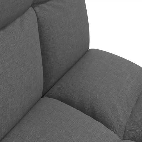 Подово кресло Тъмен сив 50 x 61 x 57 см текстил