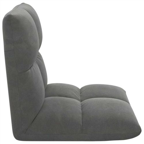 Подово кресло Тъмен сив 50 x 61 x 57 см Кадифе