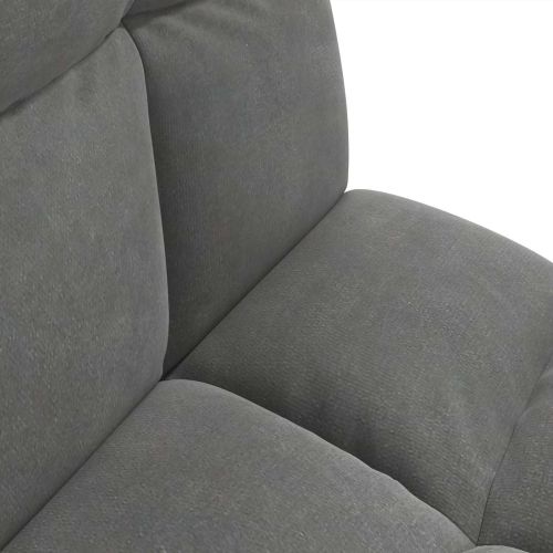 Подово кресло Тъмен сив 50 x 61 x 57 см Кадифе