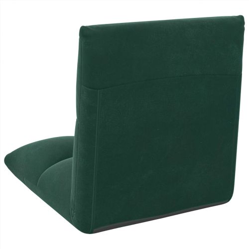 Подово кресло Тъмен зелен 50 x 61 x 57 см Кадифе