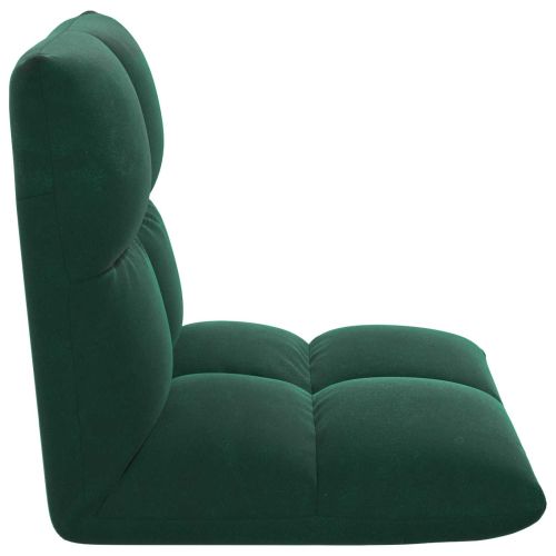 Подово кресло Тъмен зелен 50 x 61 x 57 см Кадифе
