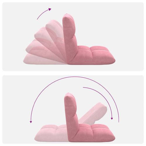 Подово кресло Розово 50 x 61 x 57 см Кадифе