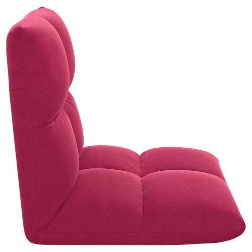 Подово кресло Виненочервен 50 x 61 x 57 см Кадифе