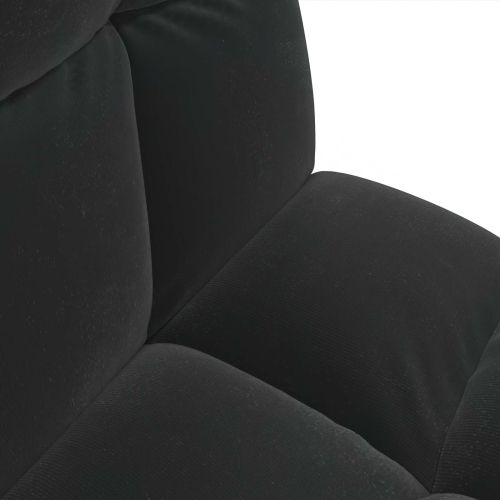 Подово кресло Черен 50 x 61 x 57 см Кадифе
