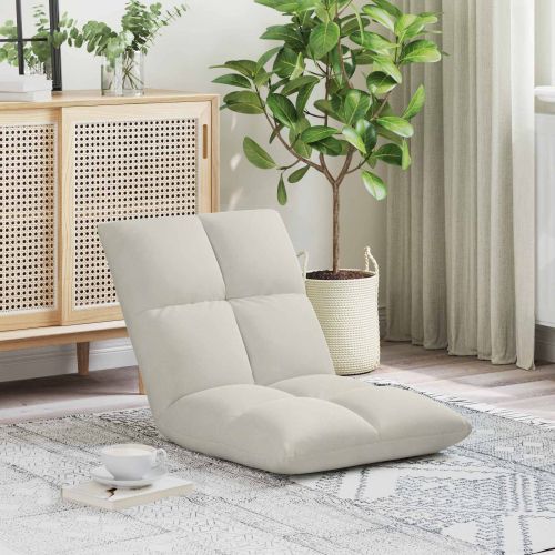 Подово кресло Крем 50 x 61 x 57 см Кадифе