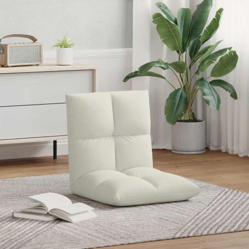 Подово кресло Крем 50 x 61 x 57 см Кадифе