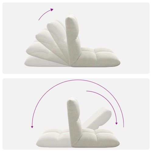 Подово кресло Крем 50 x 61 x 57 см Кадифе