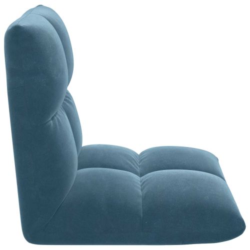 Подово кресло Синьо 50 x 61 x 57 см Кадифе