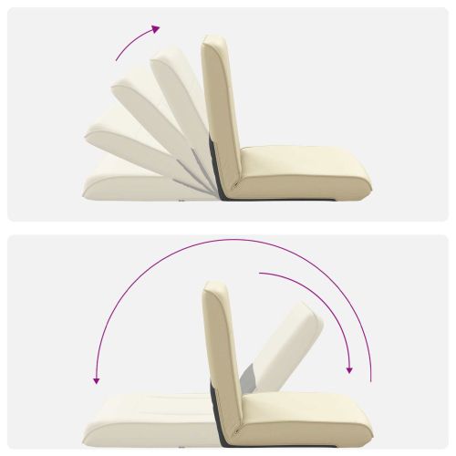 Подово кресло Крем 50 x 73 x 60 см Изкуствена