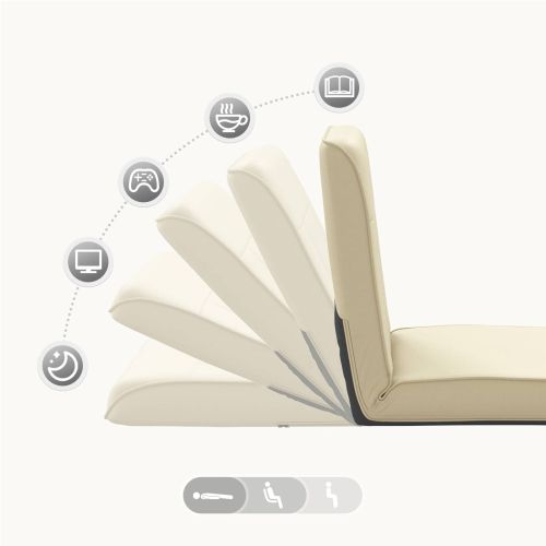 Подово кресло Крем 50 x 73 x 60 см Изкуствена