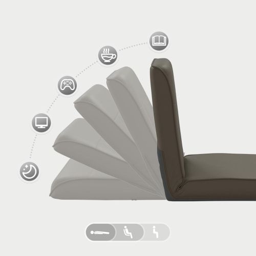 Подово кресло Сив 50 x 73 x 60 см Изкуствена