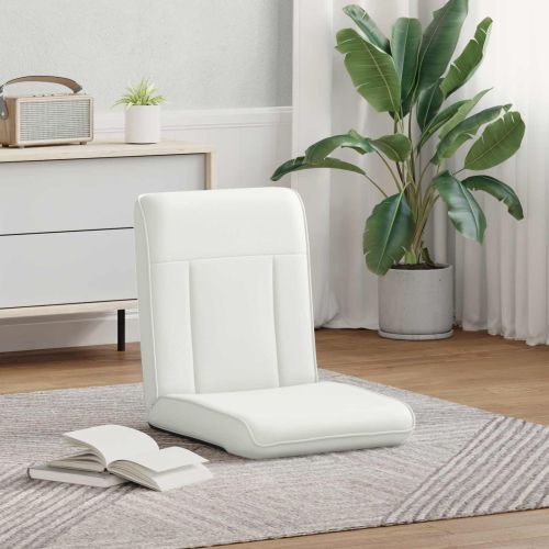 Подово кресло Бял 50 x 73 x 60 см Изкуствена