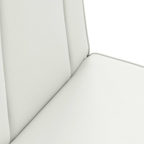 Подово кресло Бял 50 x 73 x 60 см Изкуствена