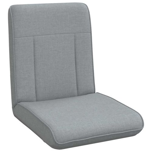 Подово кресло Светлосиво 50 x 73 x 60 см текстил